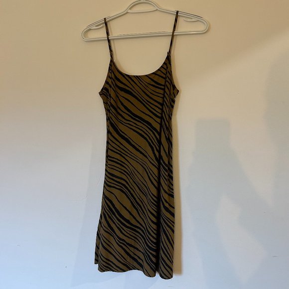 Thrills DISRUPTED PARADISE DRESS - PALM BRONZE XS - Picture 2 of 5